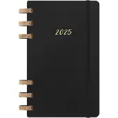 Moleskine Kalender 2025 Spiral Planner 12M Large Svart Moleskine