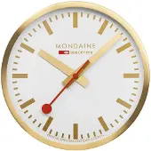 Mondaine Väggklocka Swiss Railways Guld 25 cm
