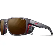 Julbo - Solglasögon - Shield Noir/Orange Reactiv 2-4 Polarized för Unisex - Svart