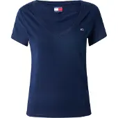 Tommy Hilfiger T-shirt 'Low Slim' mörkblå