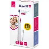 B.WELL Electric Toothbrush Sonic MED-870 White