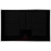 Siemens iQ700 EX845LYC1E - Induktionshäll - 4 kokplattor - Fördjupning - bredd: 78 cm - djup: 50 cm - med kanter i rostfritt stål - svart / rostfri...