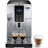 De'Longhi De’Longhi Dinamica Ecam 350.35.SB, Espressomaskin, Kaffebönor, Malat kaffe, Inbyggd kvarn, 1450 W, Svart, Silver