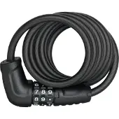 ABUS Spirallås Star 4508C - 150 cm - Svart - - One Size - Säkerhetsutrustning