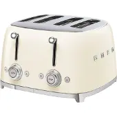 Smeg Brödrost Beige 4-fack Retro TSF03CREU
