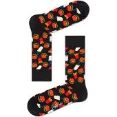 Happy socks Strumpor Hamburgare Mångfärgad Svart Storlek
