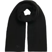 Superdry unisex. Y9310080A Halsduk Mjuk svart (OSFA), Casual, Bomull
