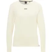 BOSS Stretch-cotton pyjama top with logo print