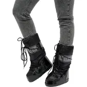 Moon Boot för kvinnor. 80D1401680 Icon Glance Stövlar svart (39/41), Karta, Ingen, Casual, Snö