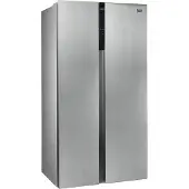 Beko GNO5322XPN, fristående, amerikansk dörr, rostfritt stål, 532 L, SN-T, C
