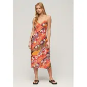 Superdry Printed Slip ärmlös Lång Klänning