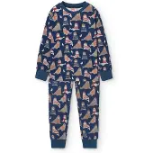 Boboli Interlock Pyjamas Med Långa ärmar