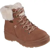 SKECHERS för kvinnor. 168087 Park City bruna ankelstövlar (36), Karta, 1 till 3 cm, Zip, Casual