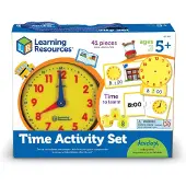 Learning Resources Aktivitetsleksaker - Lär dig klockan - 41 Del - - One Size - Leksaker