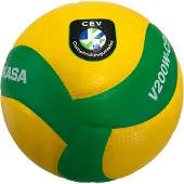MIKASA Gulgrön volleyboll V200W CEV - storlek 5 5