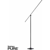 Paul Neuhaus Golvlampa , Grafo, dimbara, Svart, Vardagsrum, Metall, Modern