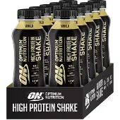 Optimum Nutrition 12 x Optimum High Protein Shake, 500 ml