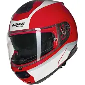 Nolan N100-6 Incognito Fällbar Hjälm Röd/Vit XL Unisex