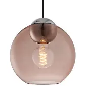Halo Design Taklampa , BUBBLES, dimbara, Rosa / ljusröd, Vardagsrum, Glas, Design