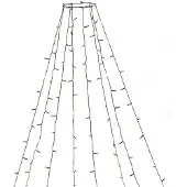 Konstsmide 6394-820 LED-trädmantel Utomhus EEK: G (A - G) via nätadapter Antal ljuskällor 240 LED Bernstein Belyst längd: 2.4 m