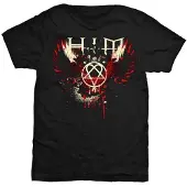 Ginza.se HIM: Unisex T-Shirt/Wings Splatter (Black) (Medium)