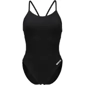 Arena Baddräkt 'LACE BACK SOLID' svart