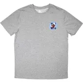 Ginza.se The Who: Unisex T-Shirt/Mini Target Logo (Grey) (Small)