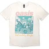 Ginza.se Oasis: Unisex T-Shirt/Definitely Maybe Illustration Colour (White) (Medium)