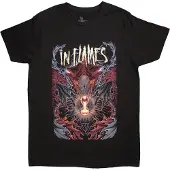 Ginza.se In Flames: Unisex T-Shirt/Ghost In My Head (Black) (Large)