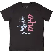 Ginza.se A-ha: Unisex T-Shirt/Vertical Logo (Black) (X-Large)