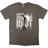Ginza.se Green Day: Unisex T-Shirt/Am Idiot Angel (Charcoal Grey) (Large)