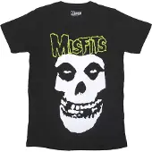 Ginza.se Misfits: Unisex T-Shirt/Skull & Logo (Black) (Small)