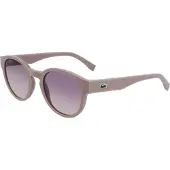 Lacoste Rund Dam Transparent Ljus Grå Taupe Naken Gradient L6000S