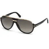 Tom Ford Solglasögon 0334 Dimitry 01P Glansig Svart Grön Gradient