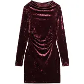 Superdry Velvet Longsleeved Mini Klänning Med Långa ärmar