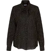 Seidensticker Blus 'The Statement Prints' svart / vit