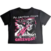 Ginza.se Green Day: Ladies Crop Top/American Dream (Black) (Small)