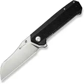 SENCUT Draxor S24035-1 Satin 9Cr18MoV, Black G10, pocket knife