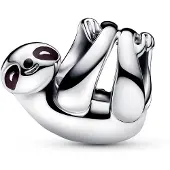 Pandora Moments Hanging Sloth Sterling silver Enamel Black berlock 793331C01