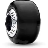 Pandora Moments Black Mini Murano Glass Charm Sterling silver berlock 793117C00
