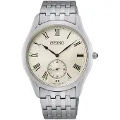 Seiko Klocka - SRK - Man - Rostfritt stål - 5 bar - Silverfärgad urtavla