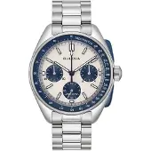 Bulova Lunar Pilot Archive Series Special Edition Kronograf Silverurtavla Kvarts 98K112 Herrklocka Med Extra Armband silver