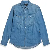 G-Star Dakota Slim Denim Shirt - Medium blue - Men
