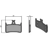 Brenta Ciclo E4/rx4 Hope Sintradbromsbelägg