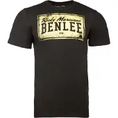 Benlee T-shirt 'Boxlabel' gul / svart