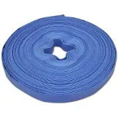 vidaXL Platt slang 50 m 1" PVC vattenleverans