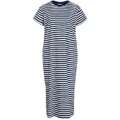 Jack & Jones Annabel Loose Stripe Mid Jjxx Långklänning Med Korta ärmar