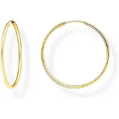 Thomas Sabo Medium hoop 18k guldpläterade hoops CR728-413-39