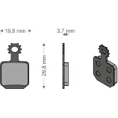 Brenta Ciclo Performance Tech Mt5/mt7 Magura (4 Pieces) Skivbromsbelägg