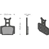Brenta Ciclo T1 Racing/r1/mega/rx/cura Formula Sintradbromsbelägg